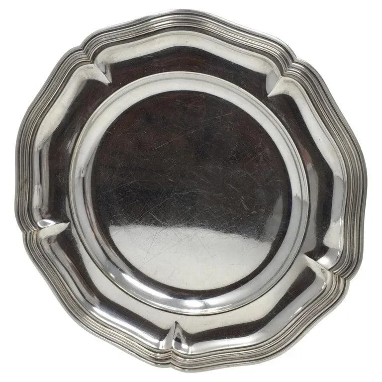 Vintage Hotel Silver Serving Platter - 11