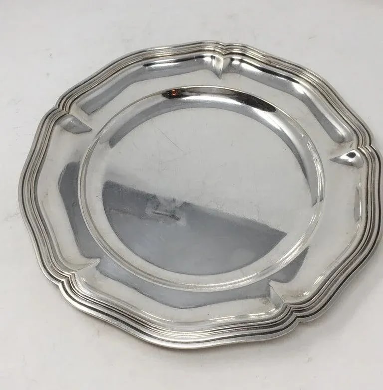 Vintage Hotel Silver Serving Platter - 2