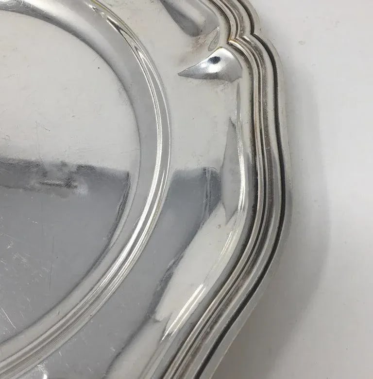 Vintage Hotel Silver Serving Platter - 3