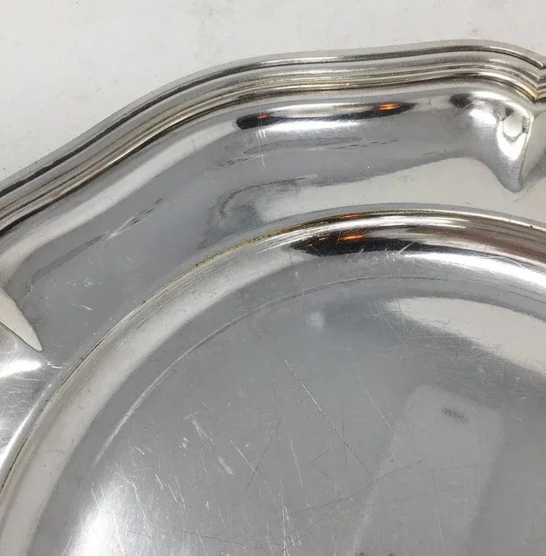Vintage Hotel Silver Serving Platter - 5