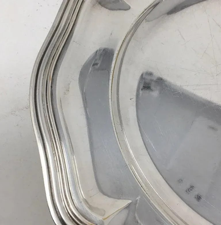 Vintage Hotel Silver Serving Platter - 6