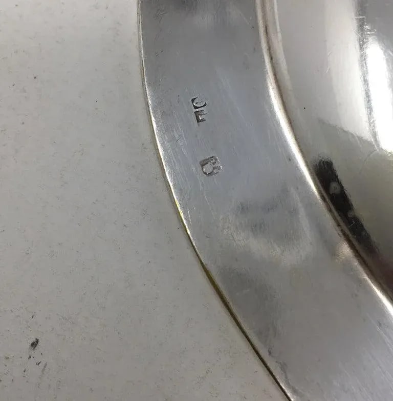 Vintage Hotel Silver Serving Platter - 7