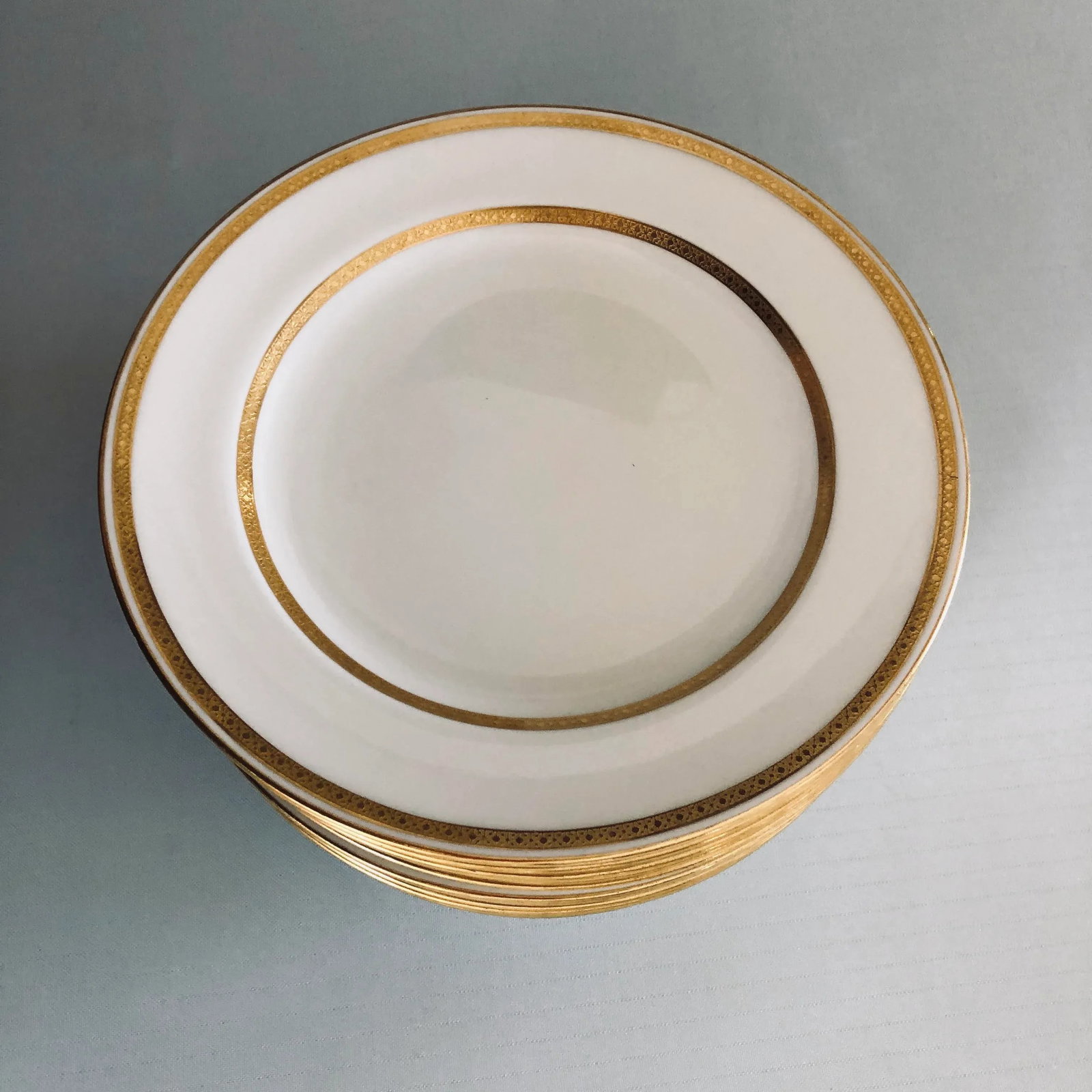 Vintage Mintons Higgins & Seiter Bone English China Plates S /12 - 3