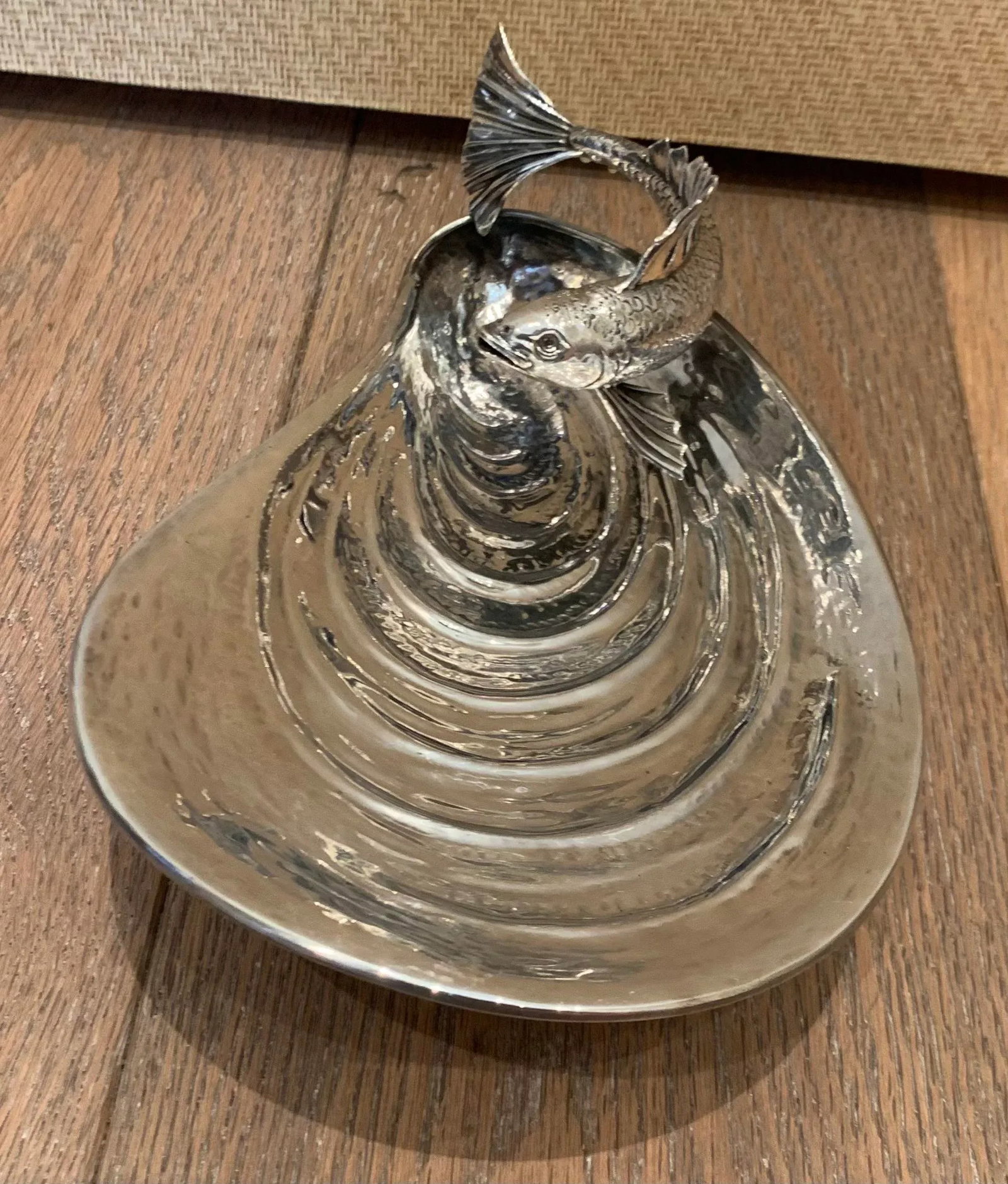 Vintage Metal Serving Plate - 2