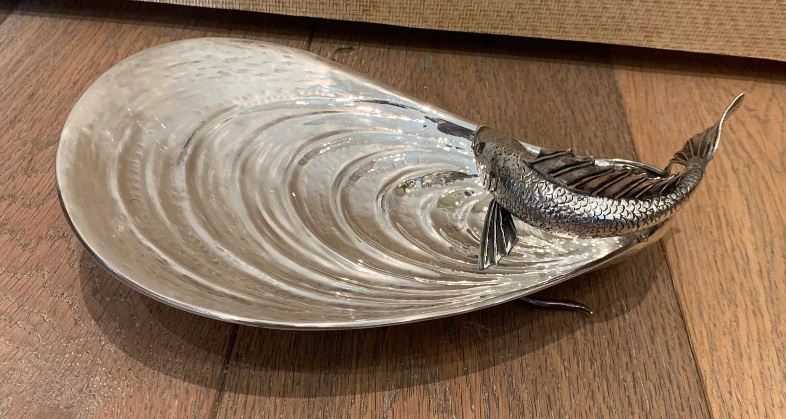 Vintage Metal Serving Plate - 3