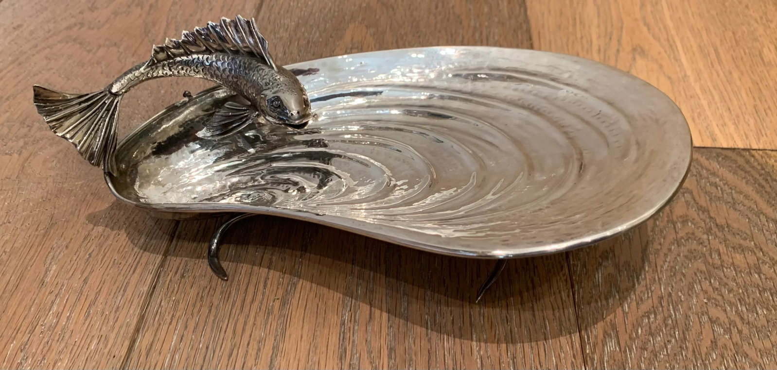 Vintage Metal Serving Plate - 5
