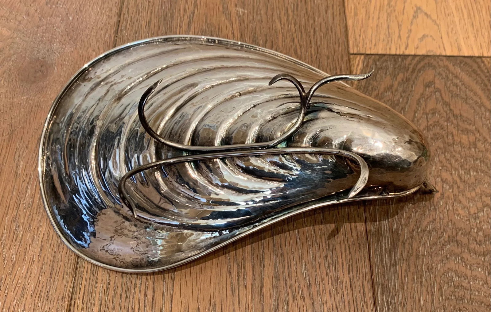 Vintage Metal Serving Plate - 6