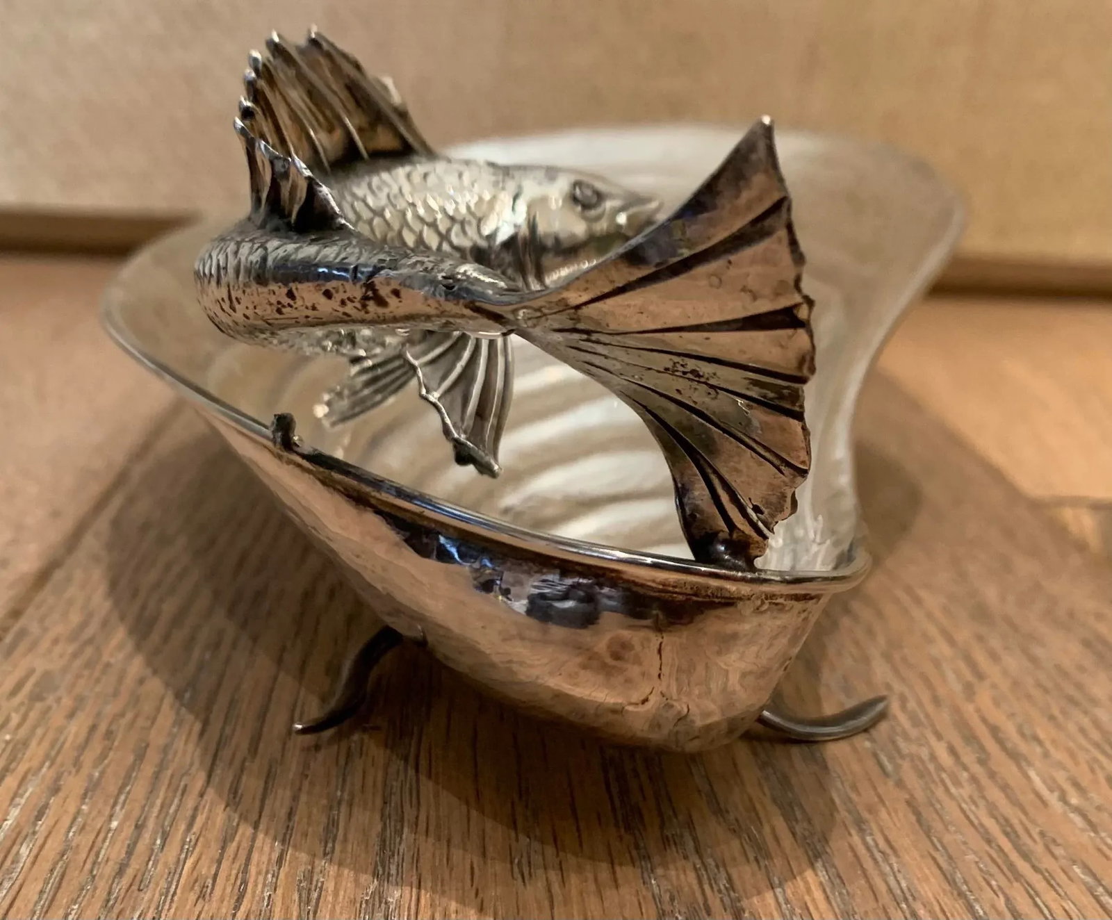 Vintage Metal Serving Plate - 7