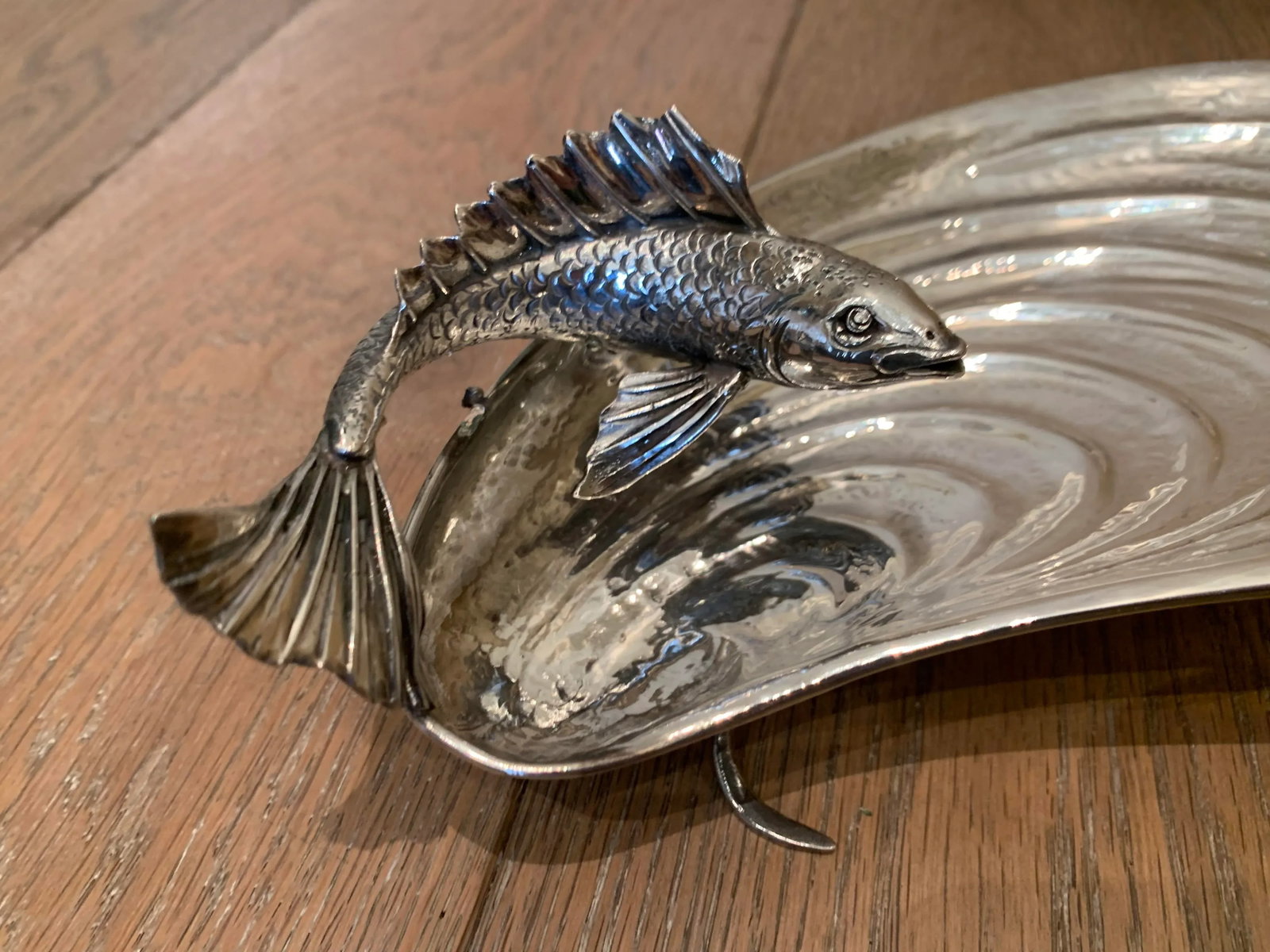 Vintage Metal Serving Plate - 8