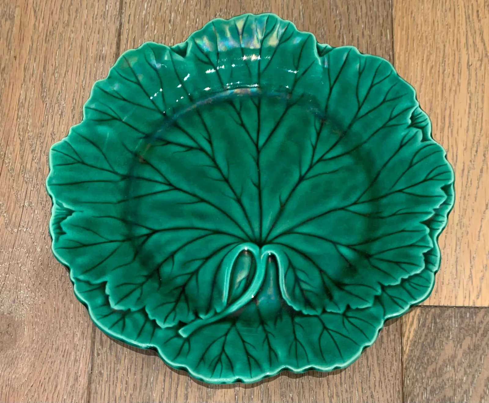 Vintage Green Wedgewood Cabbage Plate - 5