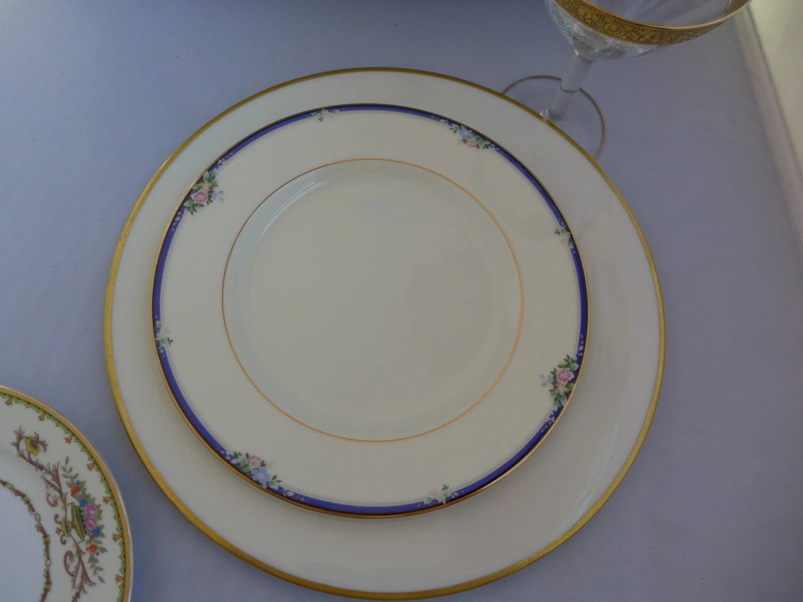 Vintage Mismatched Dinner Settings - Set of 4 - 6