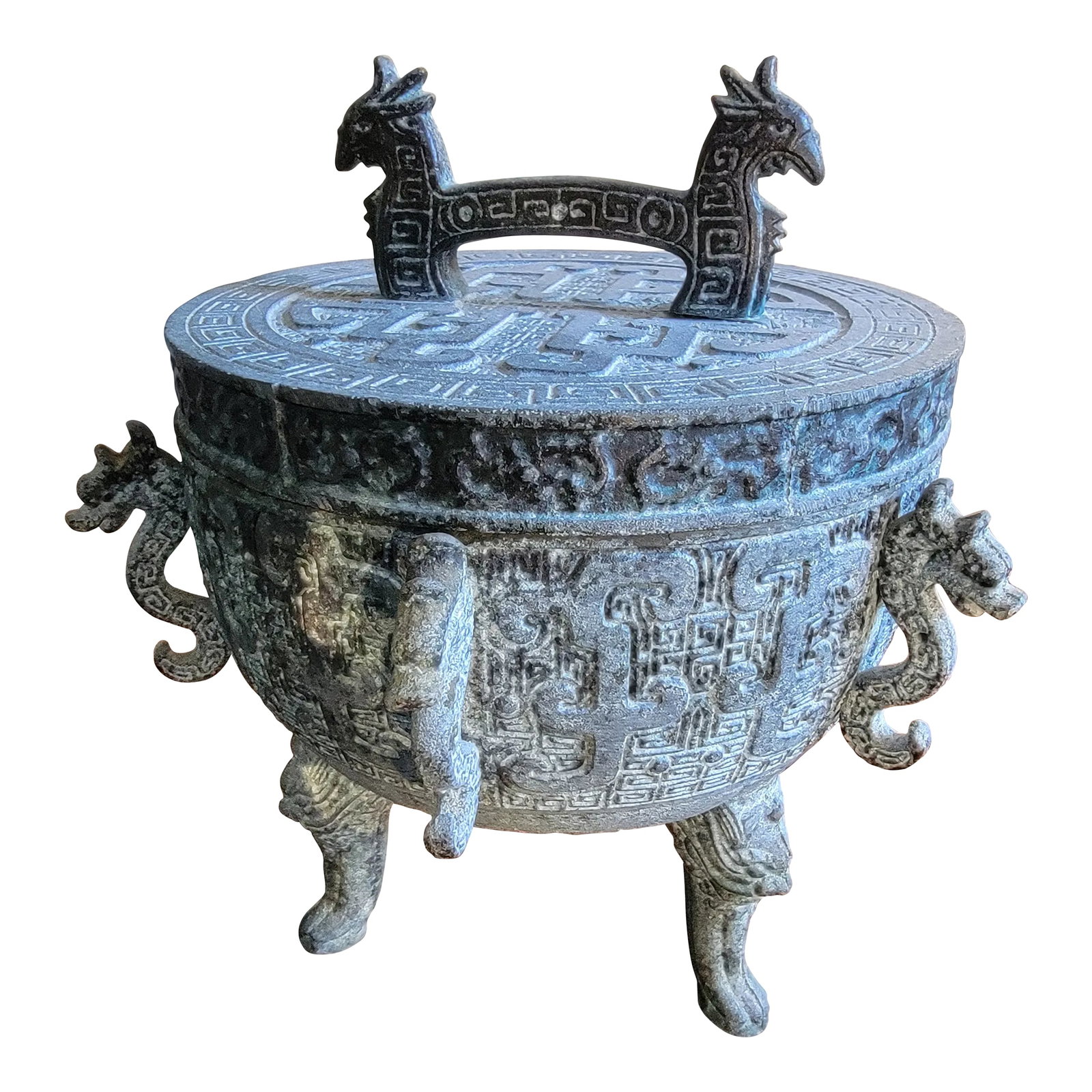 Mid-Century Modern James Mont-Style Asian Influence Ice Bucket (1 of 12)