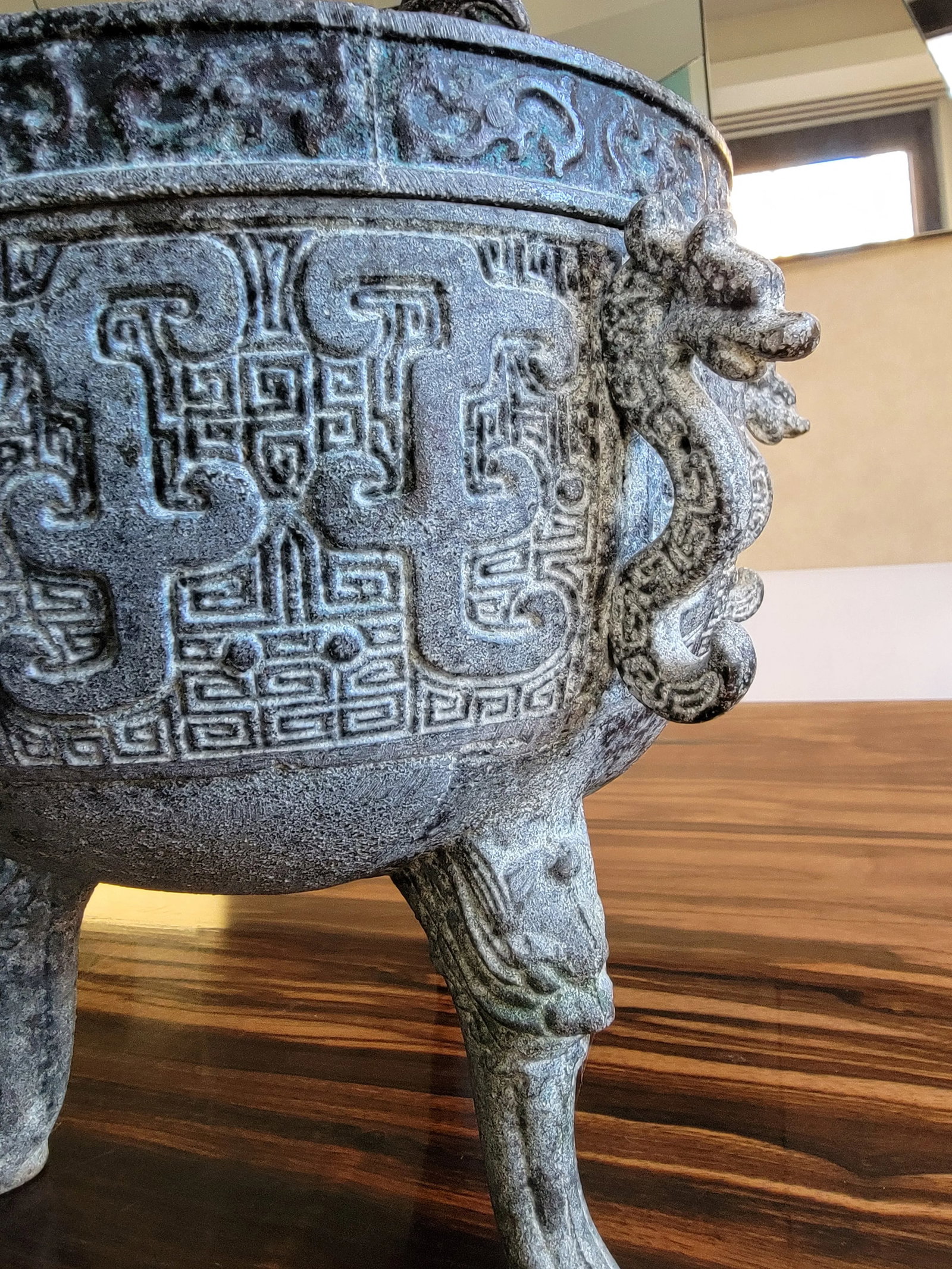 Mid-Century Modern James Mont-Style Asian Influence Ice Bucket - 4