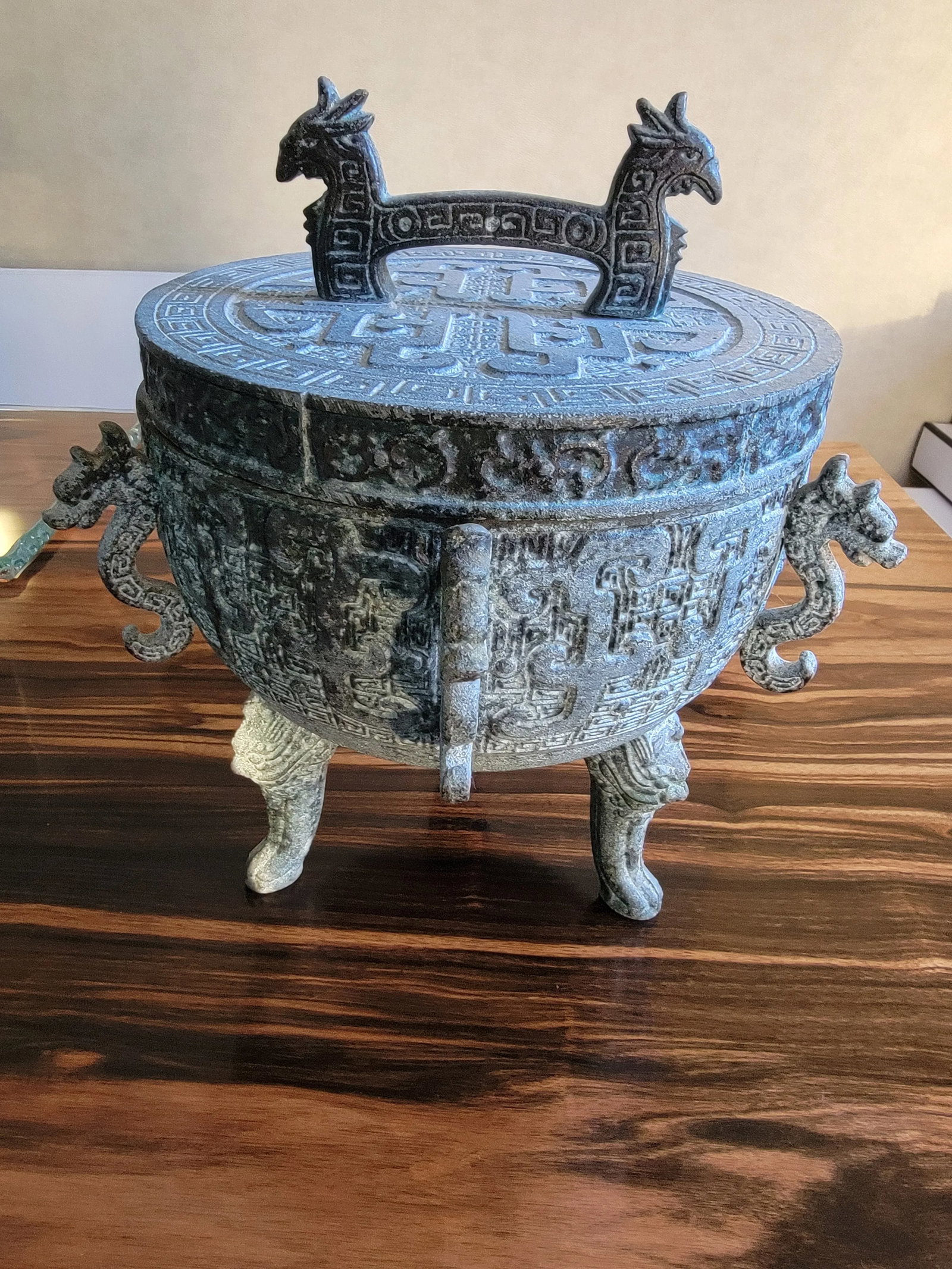 Mid-Century Modern James Mont-Style Asian Influence Ice Bucket - 6