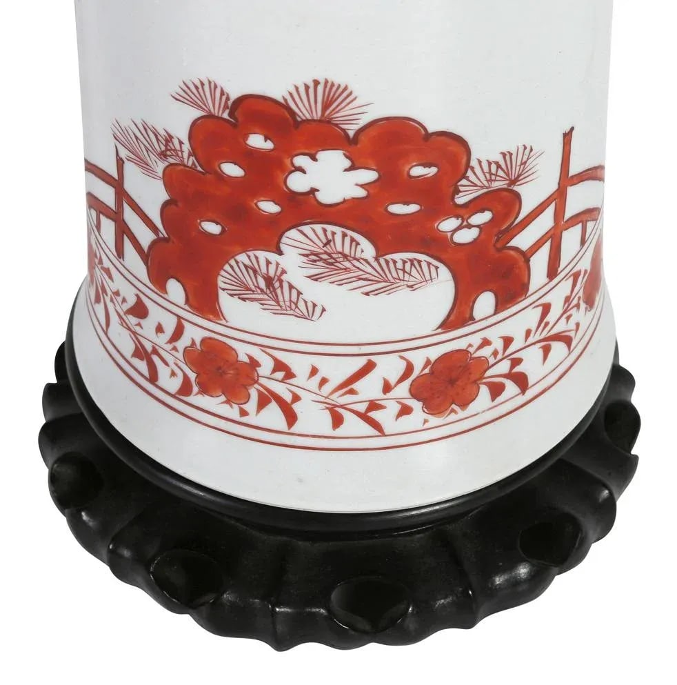 19th Century Chinese Porcelain Gu Vase Table Lamp - 2