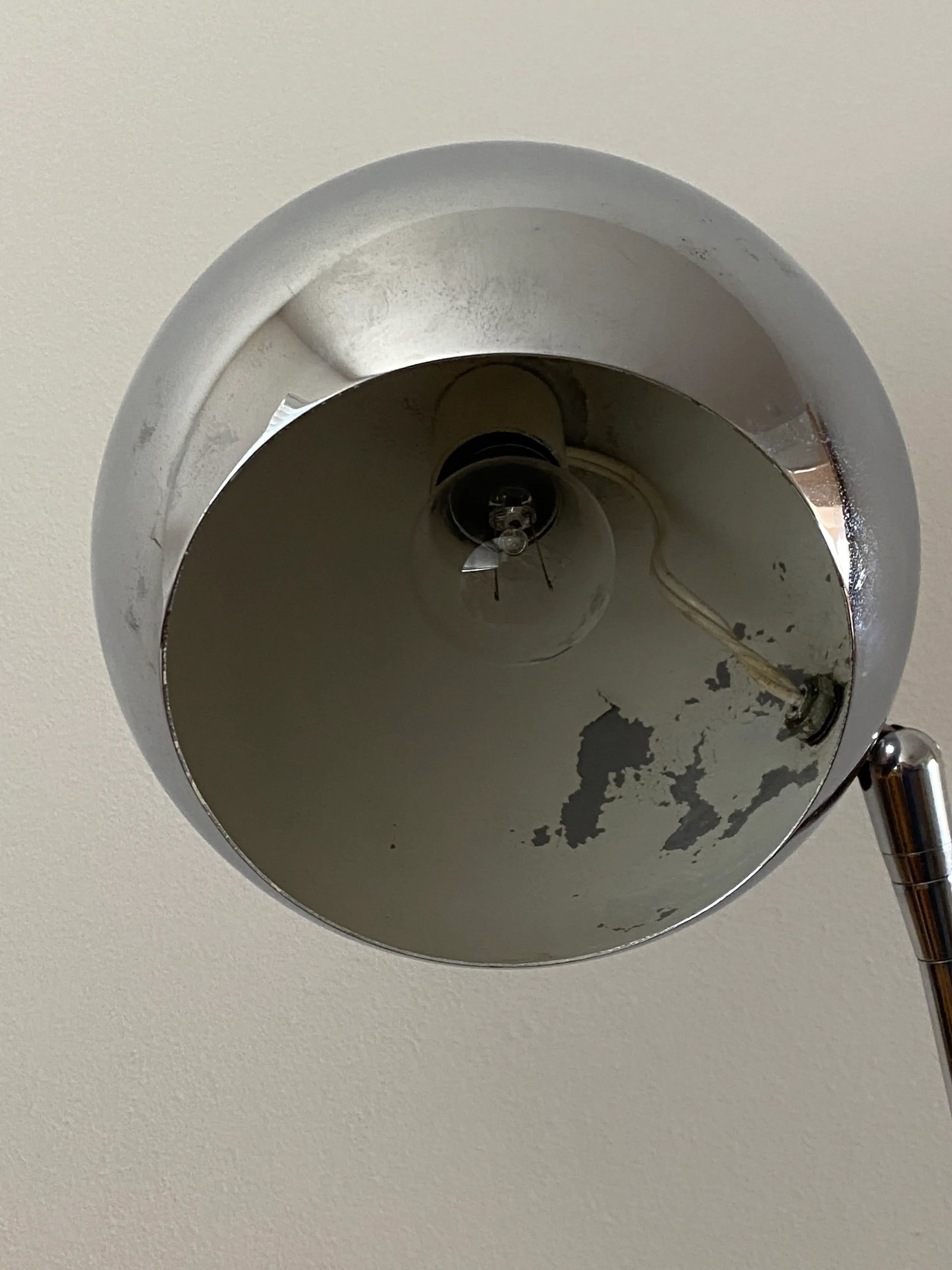 Robert Sonneman Articulating Chrome Orb Table Lamp - 7