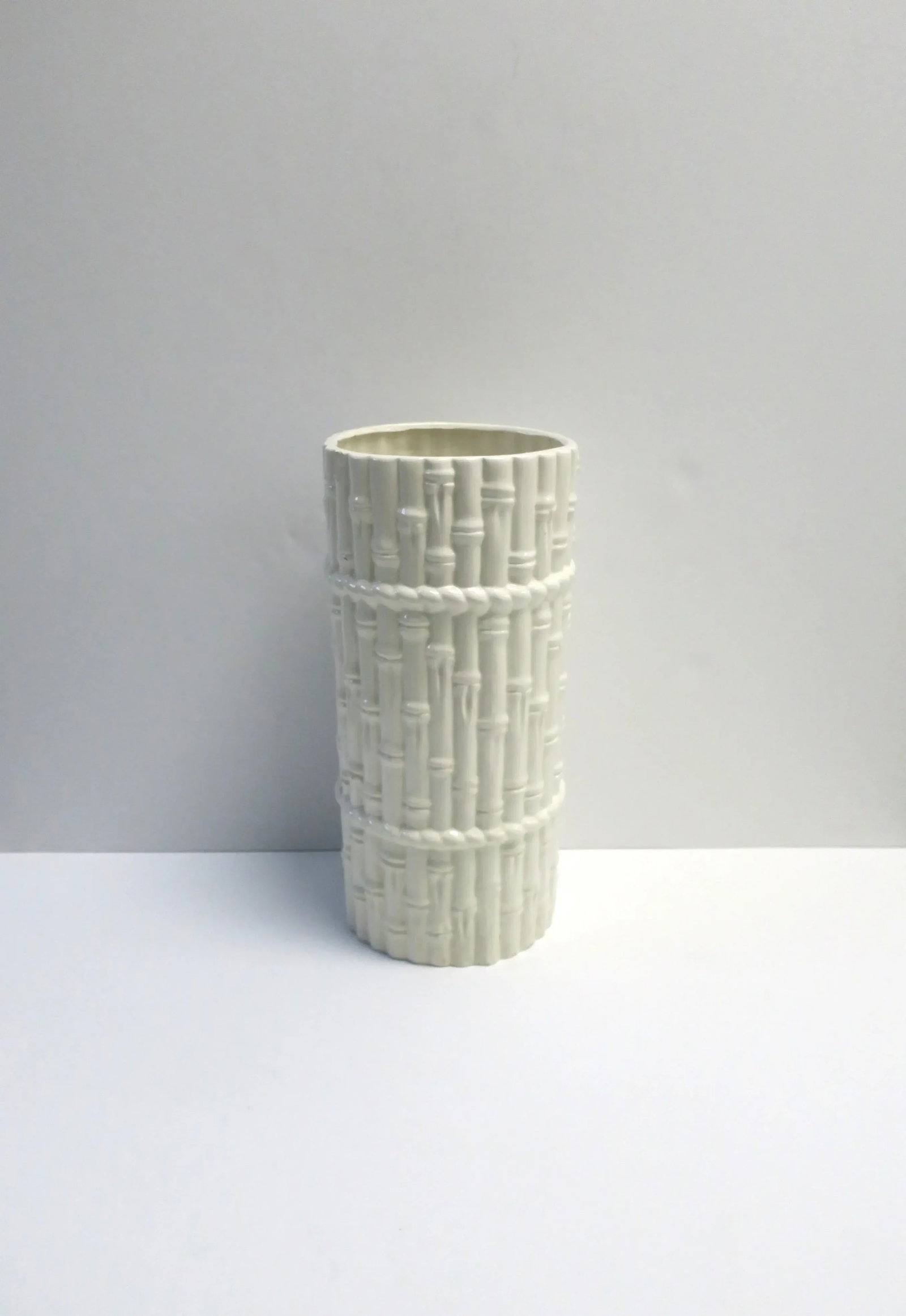 Umbrella Holder Stand With Bamboo Design, Circa 1980s - 2