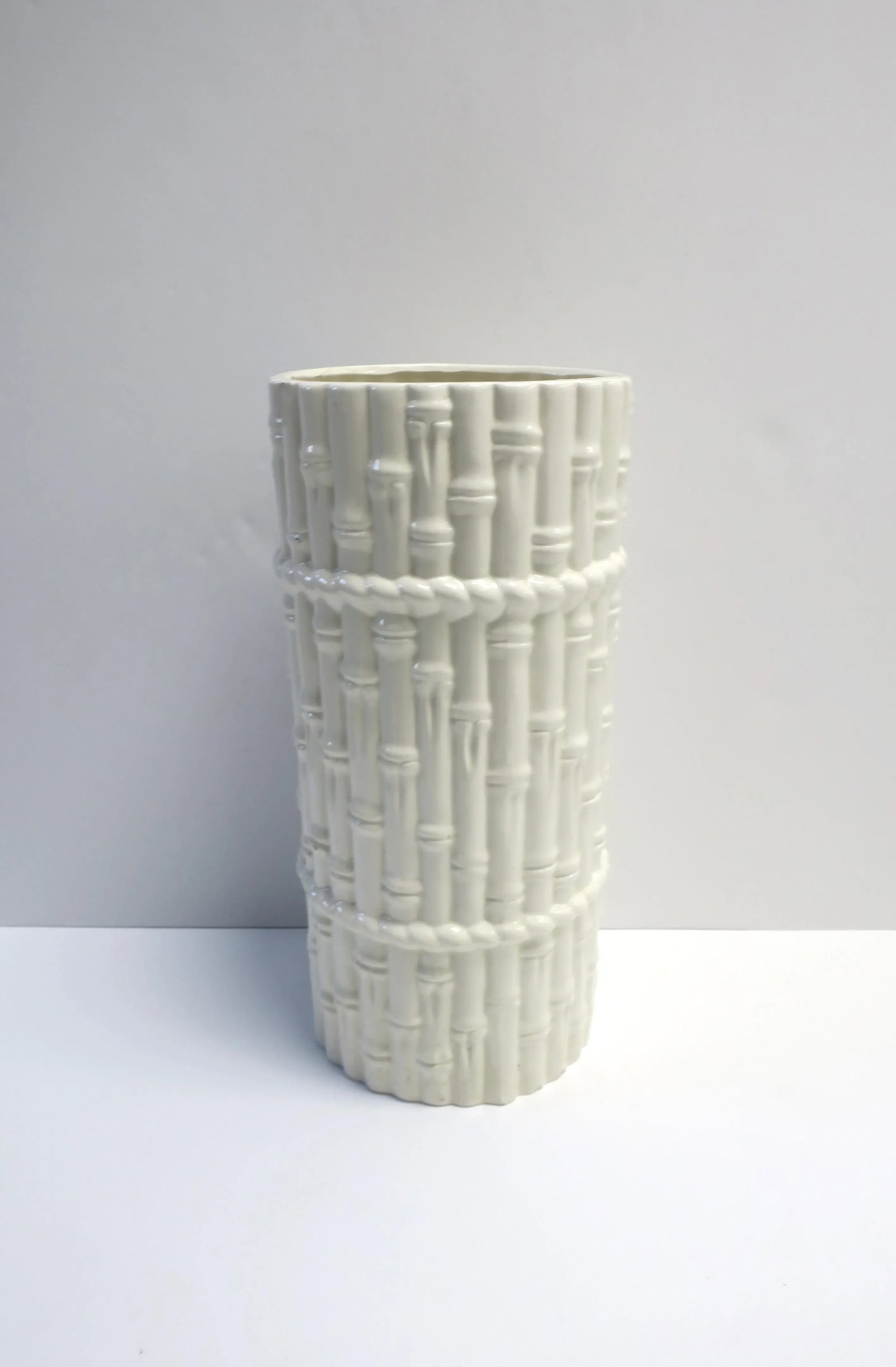 Umbrella Holder Stand With Bamboo Design, Circa 1980s - 4
