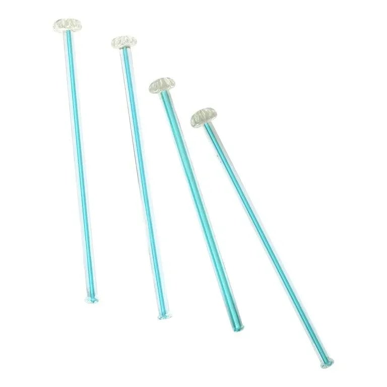 Italian Murano Art Glass Cocktail Stirrers - Set of 4 - 11