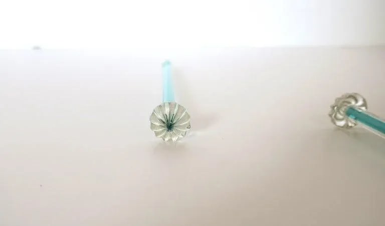 Italian Murano Art Glass Cocktail Stirrers - Set of 4 - 7