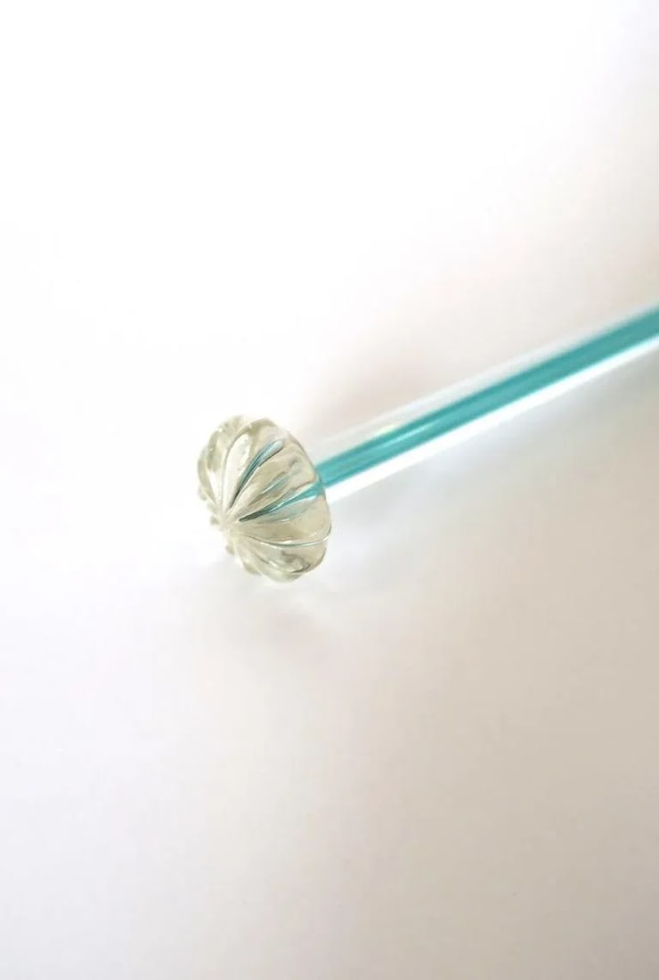 Italian Murano Art Glass Cocktail Stirrers - Set of 4 - 8