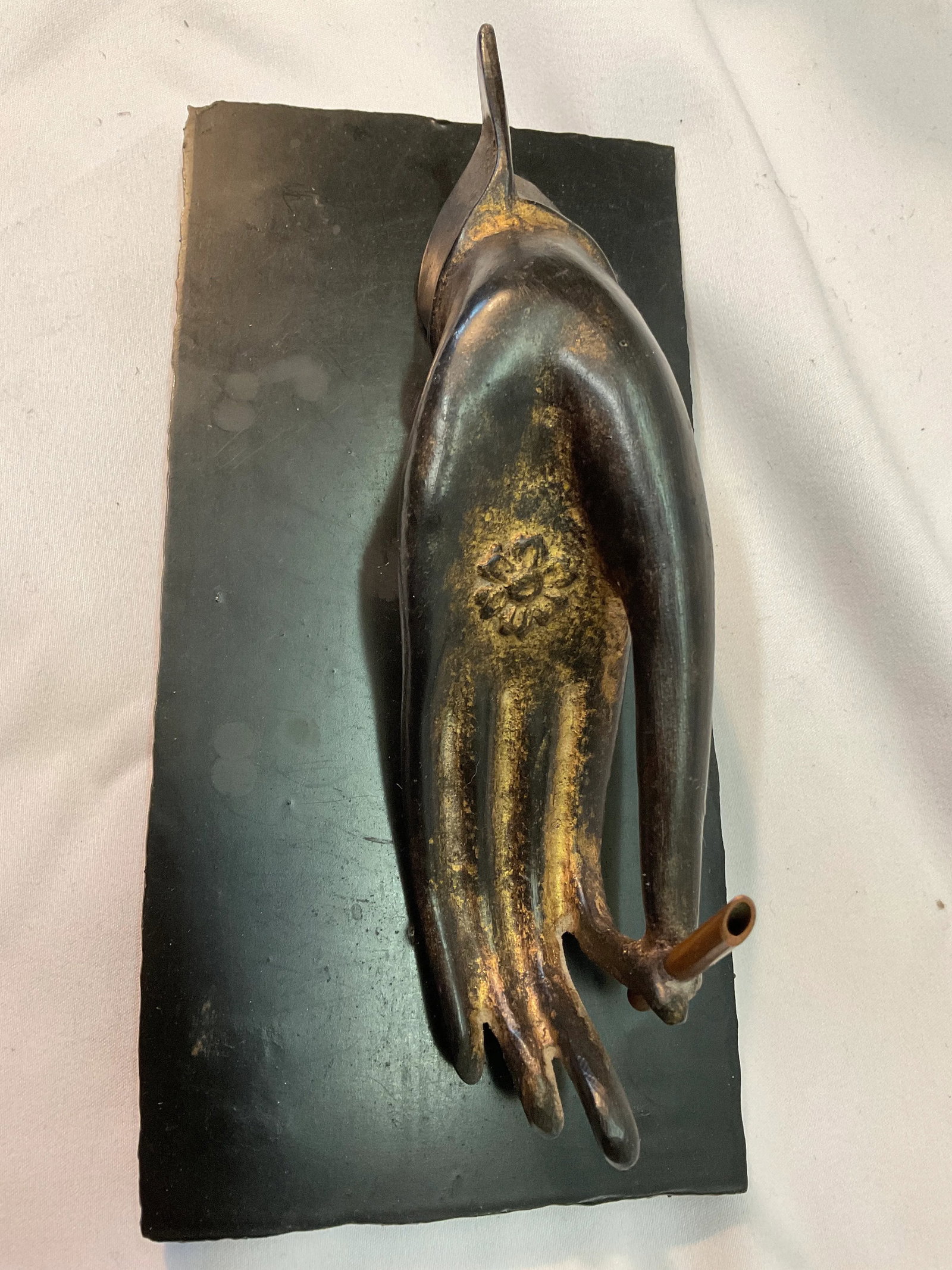 Early 20th Century Bronze Hand Incense Burner - 2