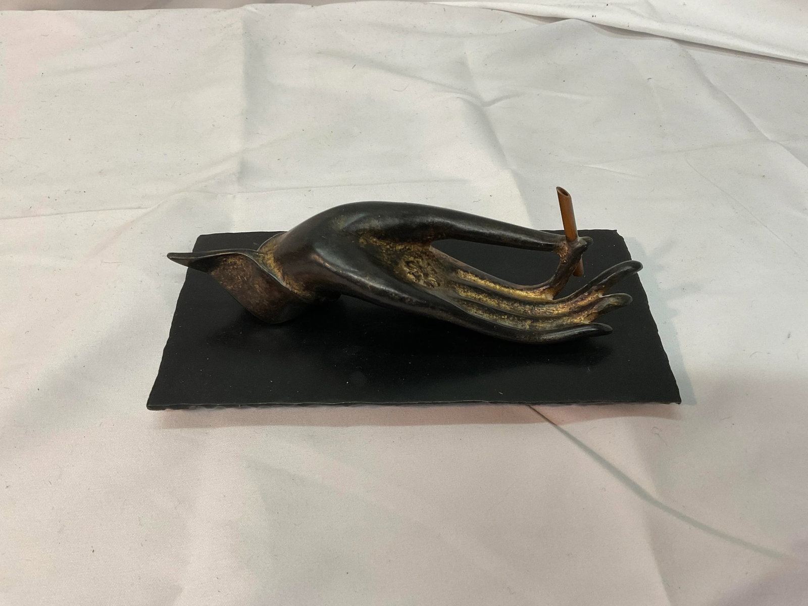 Early 20th Century Bronze Hand Incense Burner - 4