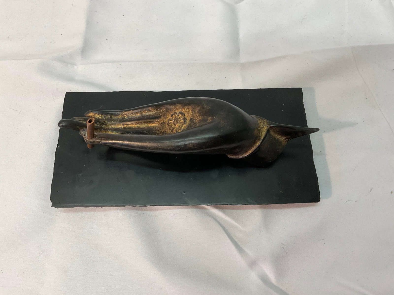Early 20th Century Bronze Hand Incense Burner - 5