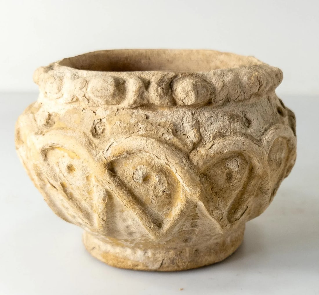 Pre-18th Century Ancient Style Pottery or Stoneware Vessel - 3