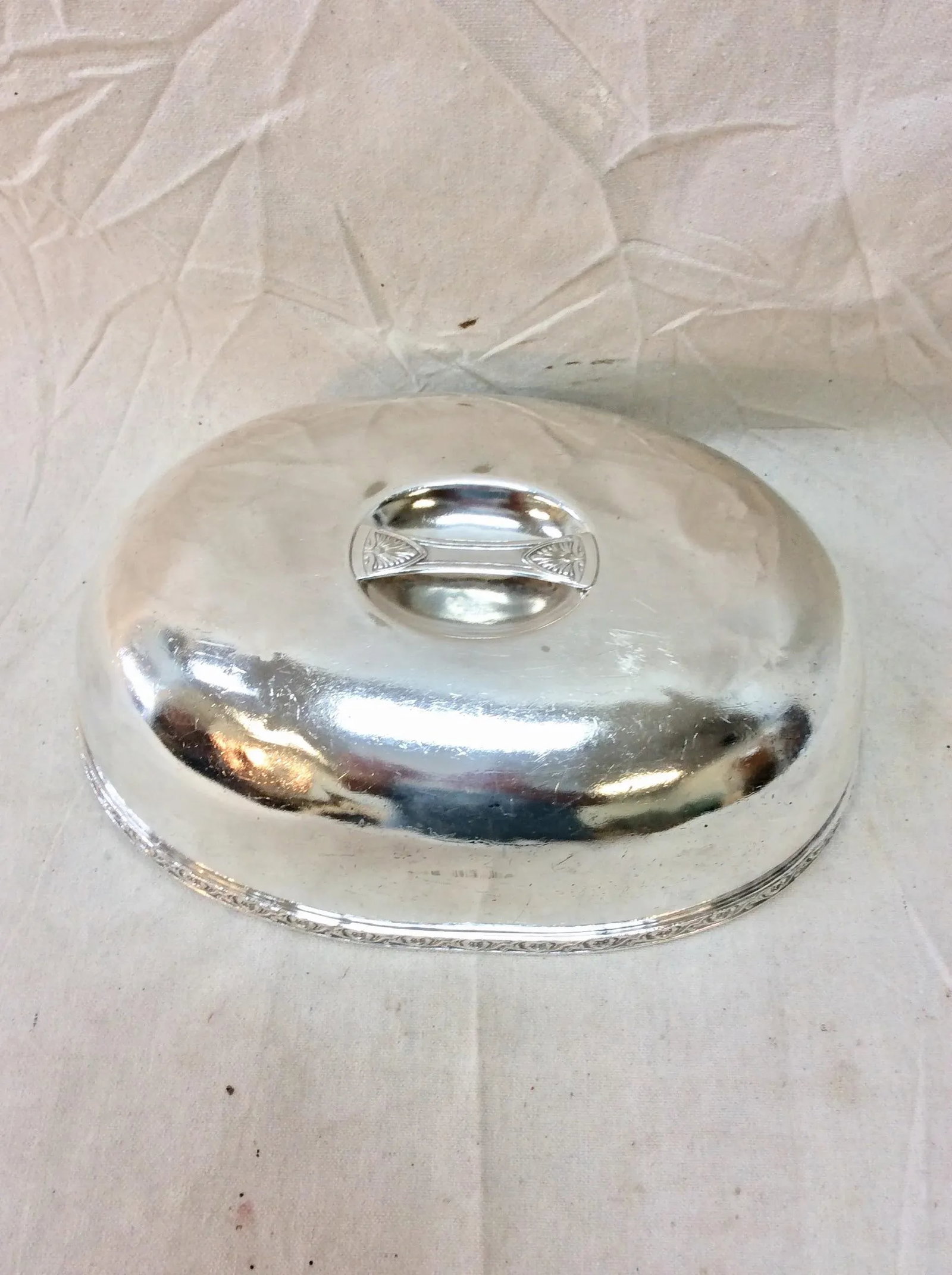Early 20th Century Hotel Silver Silverplate Brown Palace Hotel Food Cover Dome - 4