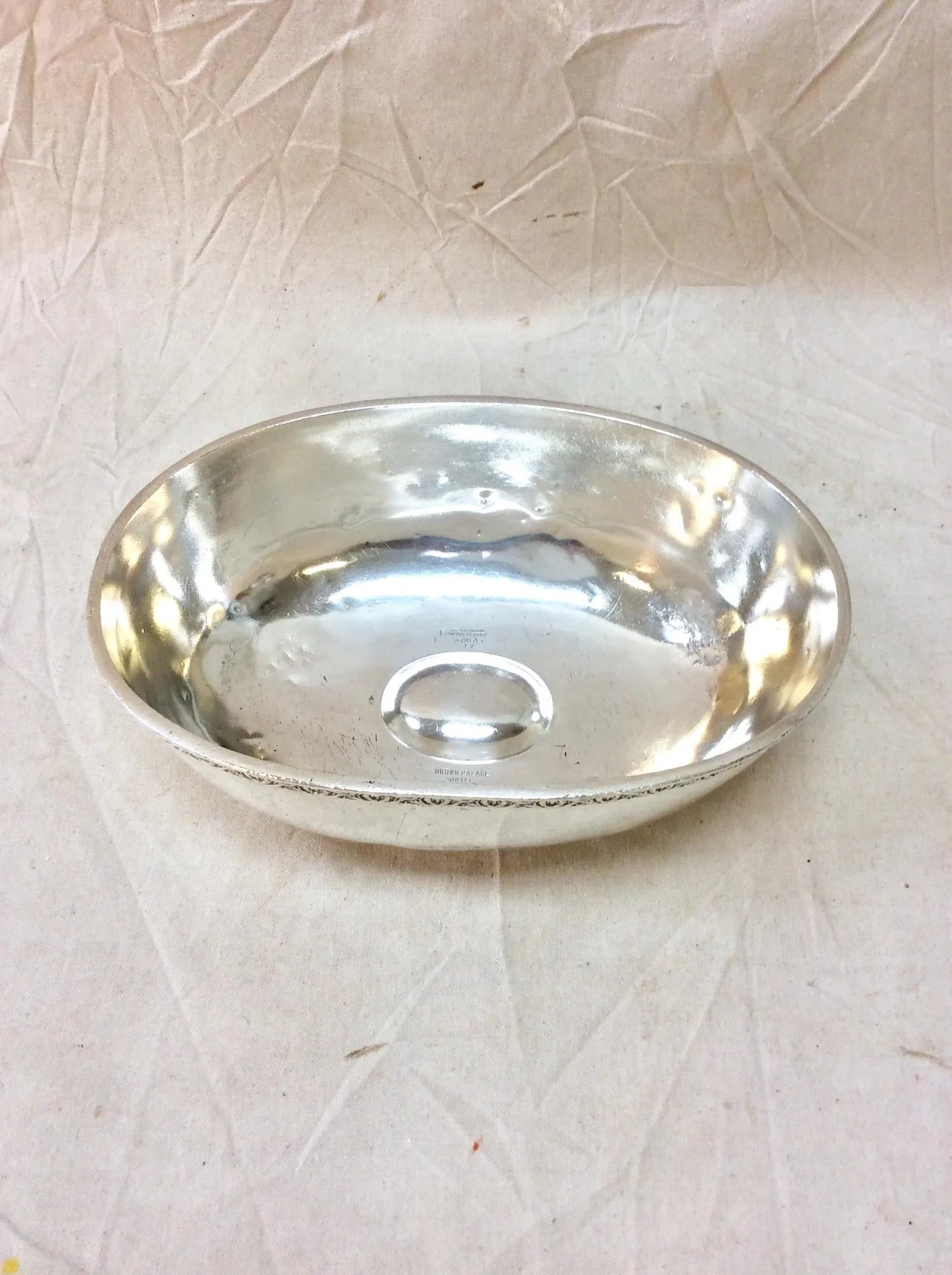 Early 20th Century Hotel Silver Silverplate Brown Palace Hotel Food Cover Dome - 7