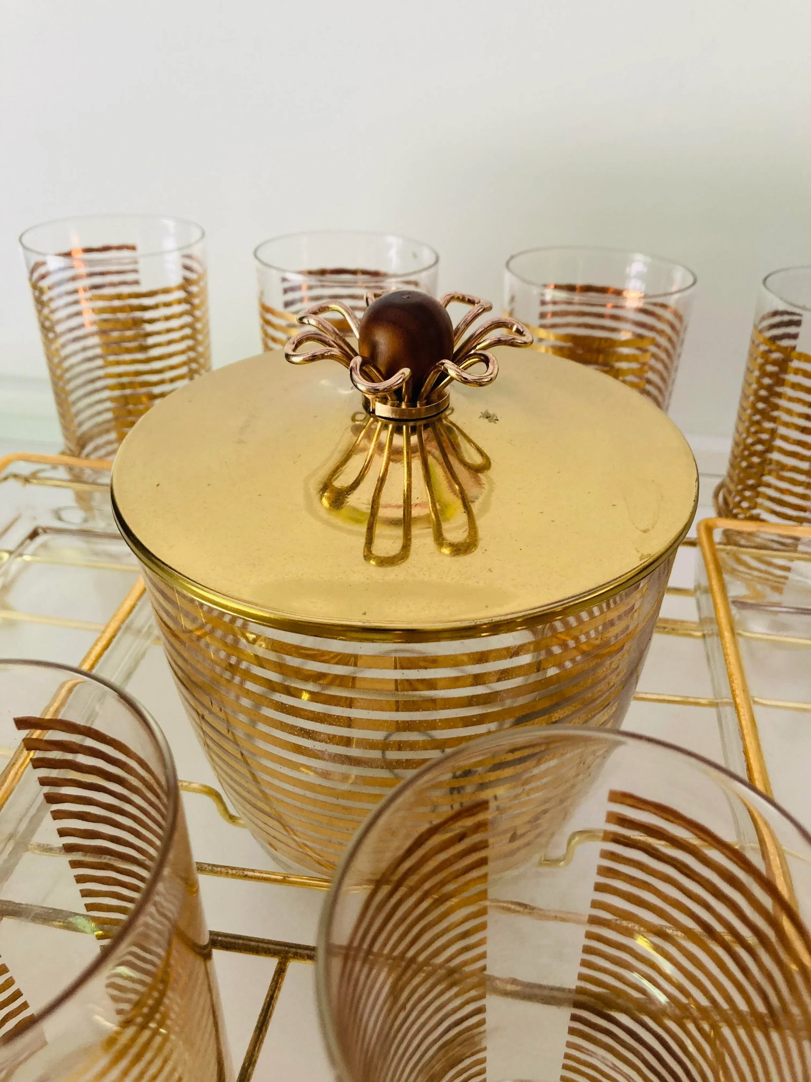 Midcentury Colony Glass Company Bar Glasses Set - 2