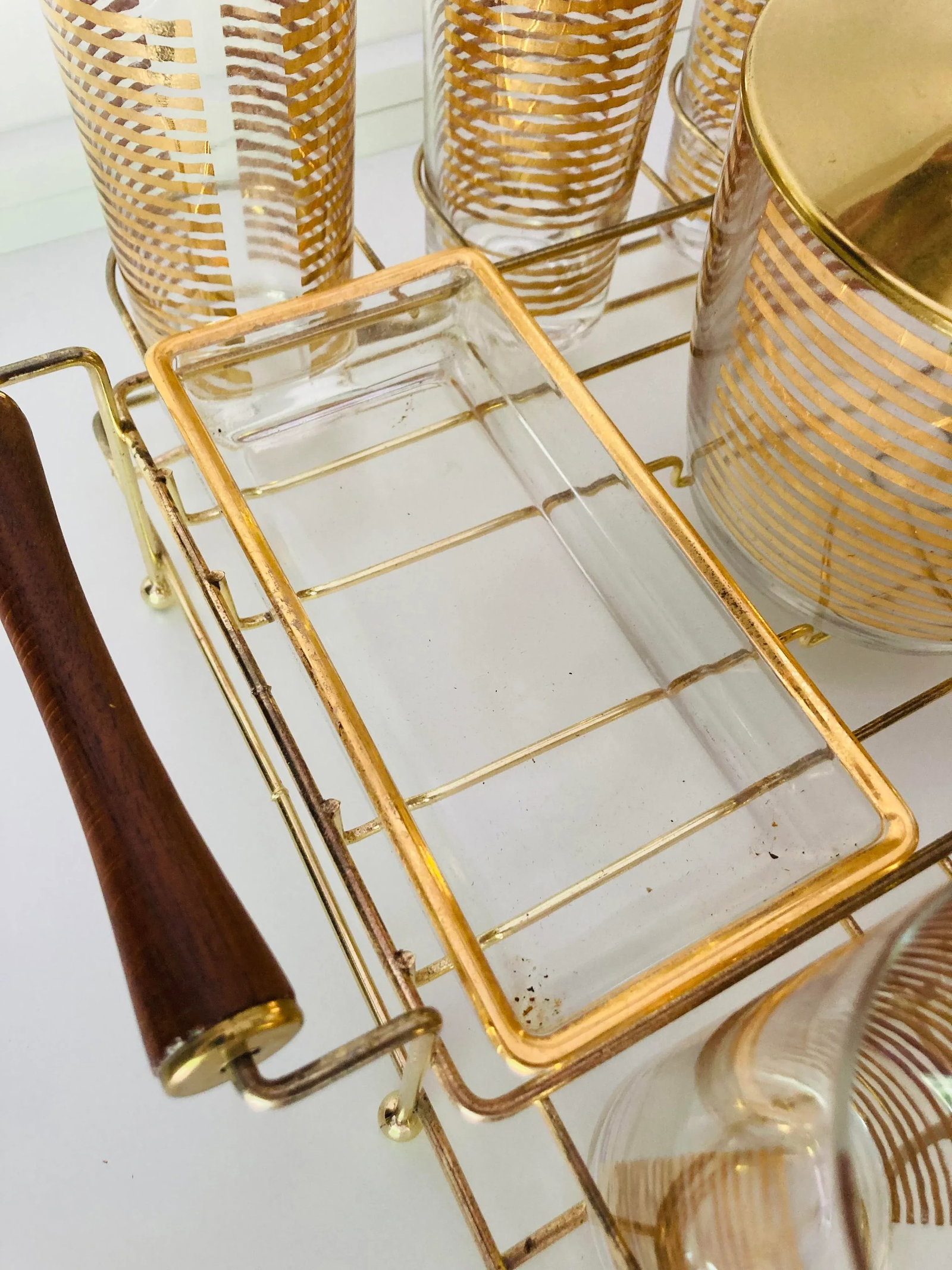 Midcentury Colony Glass Company Bar Glasses Set - 9