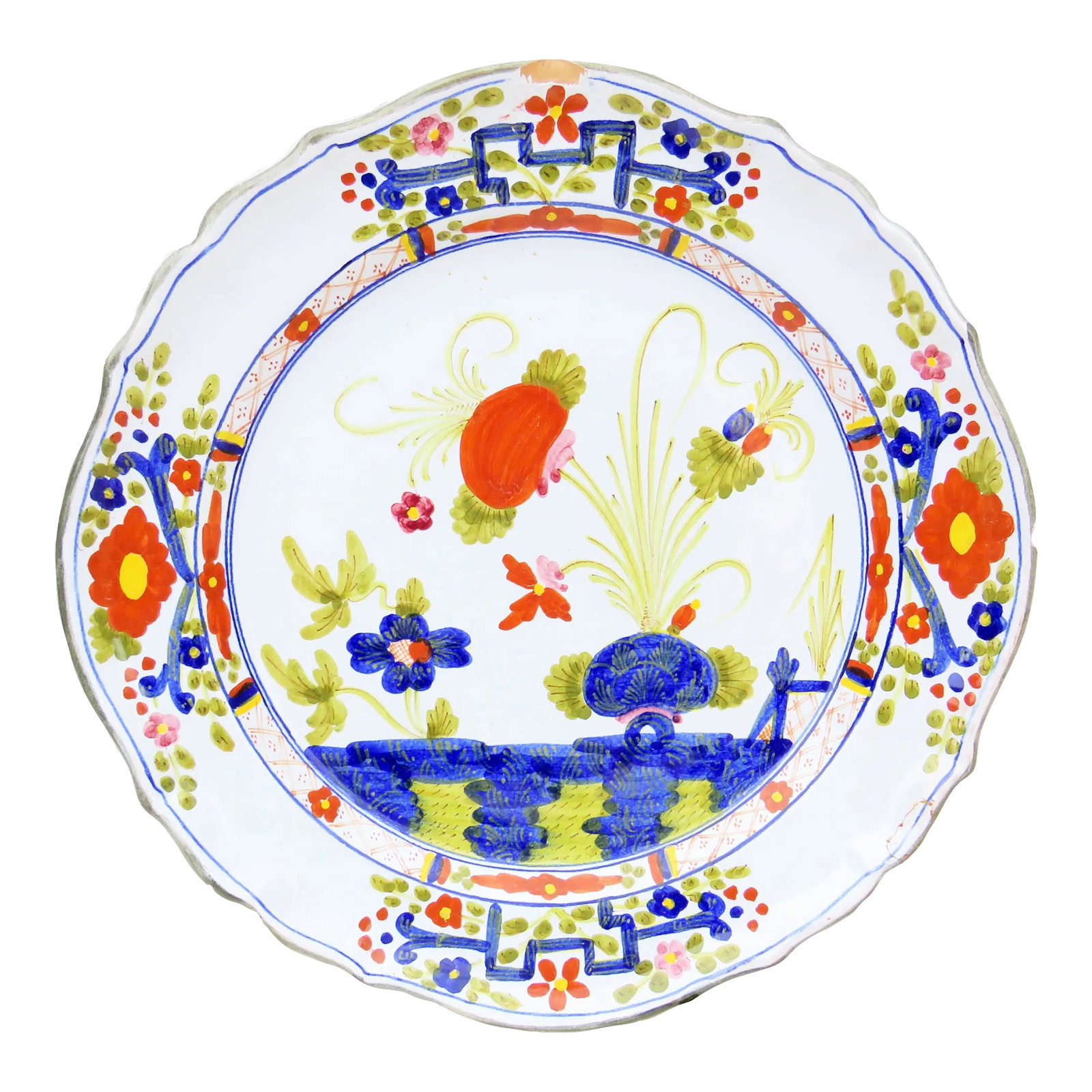 Italian Blue Carnation, Garofano Faenza Platter (1 of 7)