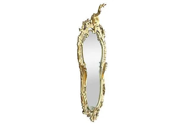 Antique Rococo Style Wall Mirror - 2