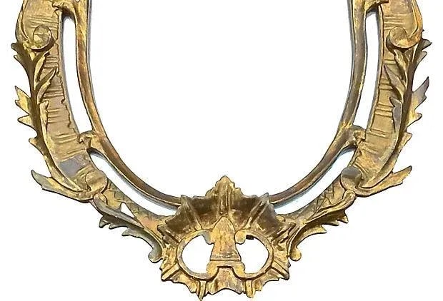 Antique Rococo Style Wall Mirror - 4