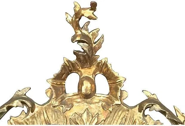 Antique Rococo Style Wall Mirror - 5