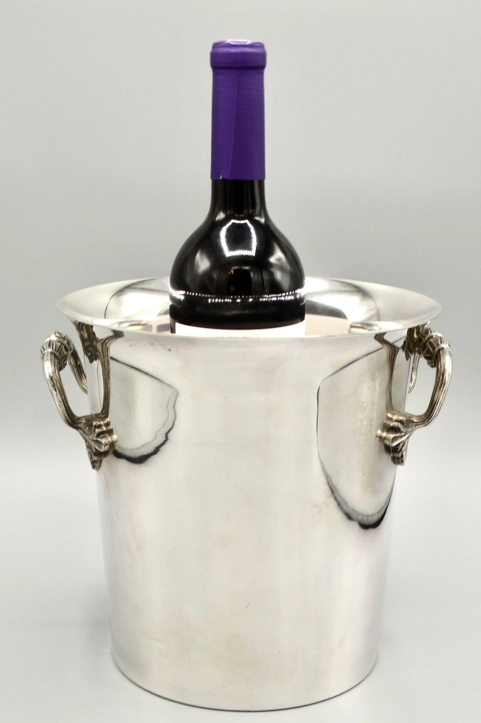 Silver Wine Cooler / Ice Bucket - 9