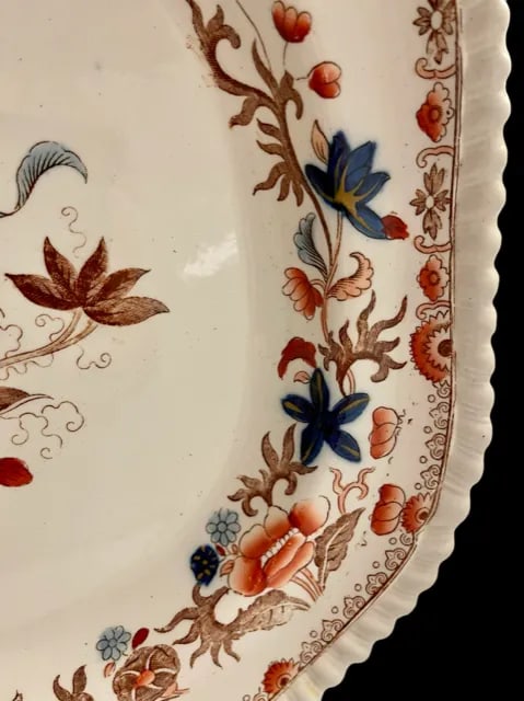 Antique Copeland Platter - 5