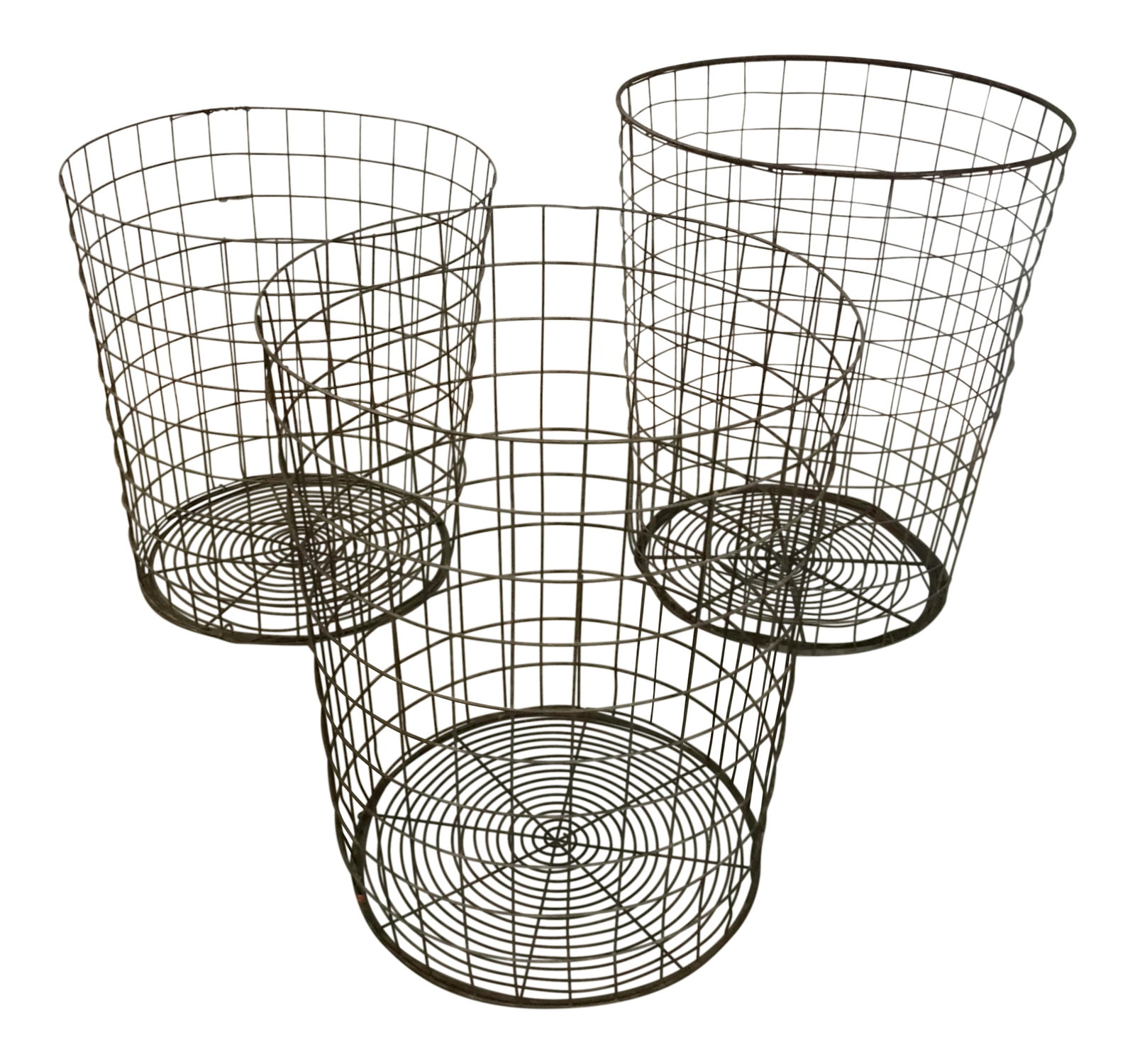 Vintage Wire Baskets - Set of 3 (1 of 3)