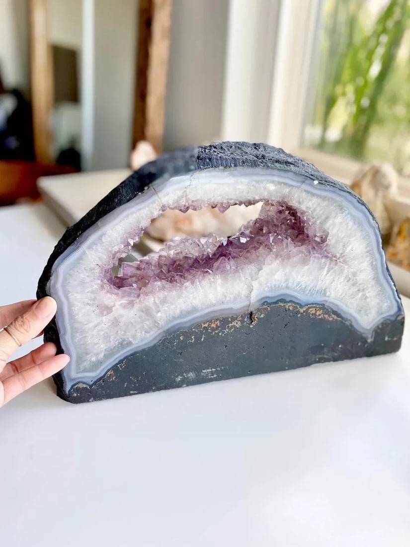 Amethyst Cluster Cut Base Crystal Display Specimen - 2