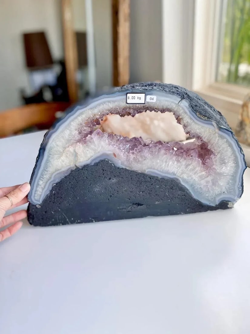 Amethyst Cluster Cut Base Crystal Display Specimen - 4