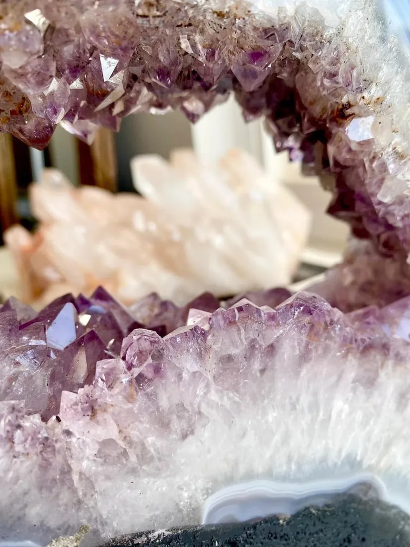 Amethyst Cluster Cut Base Crystal Display Specimen - 8