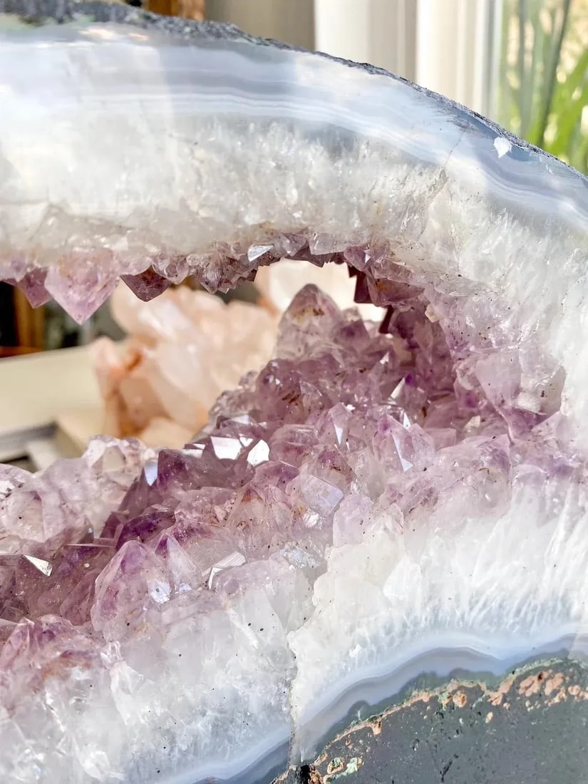 Amethyst Cluster Cut Base Crystal Display Specimen - 9