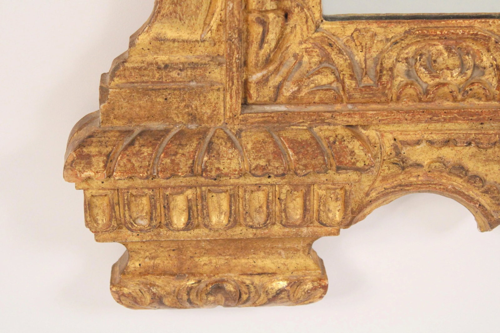 Baroque Style Gilt Wood Mirror - 10