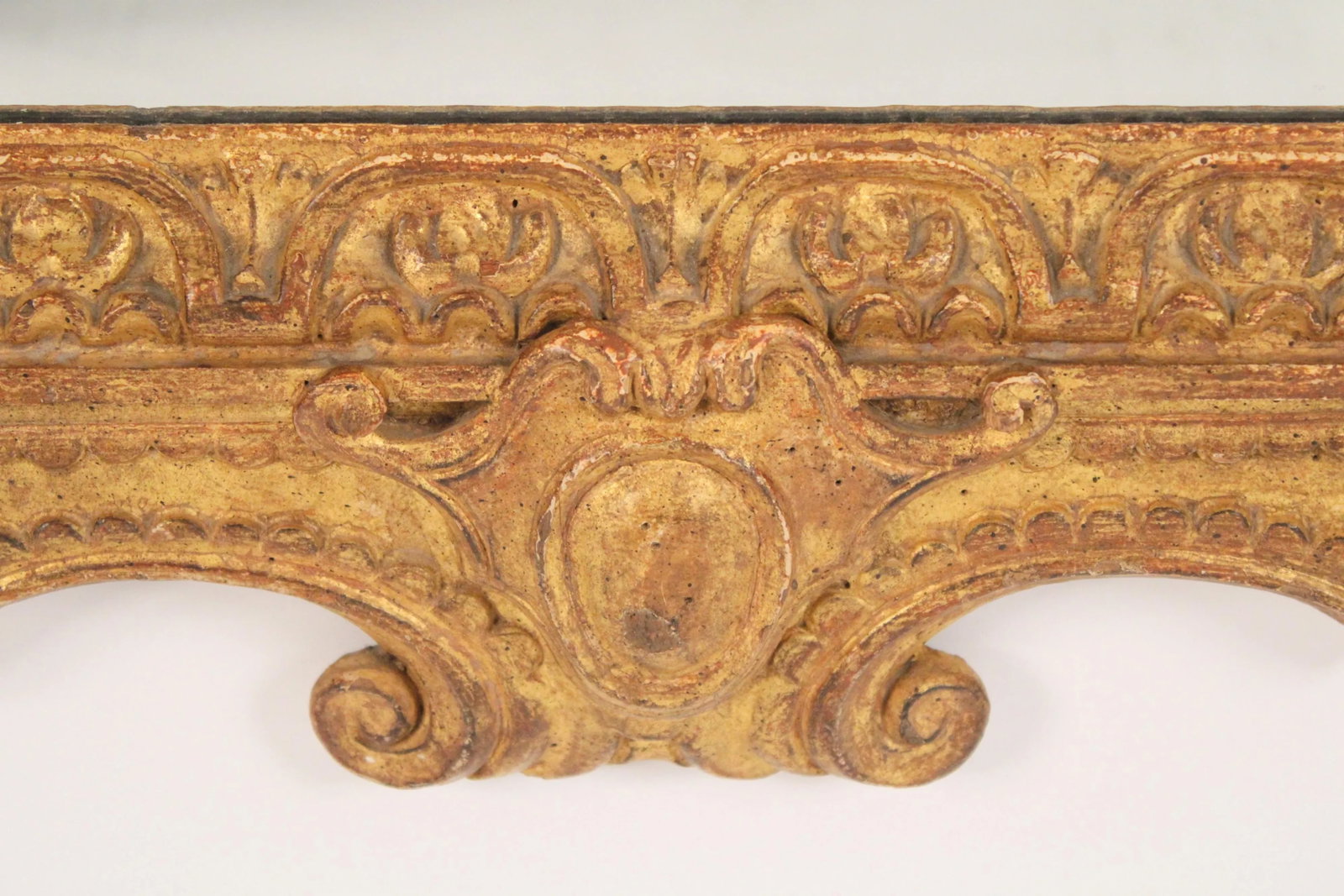 Baroque Style Gilt Wood Mirror - 9
