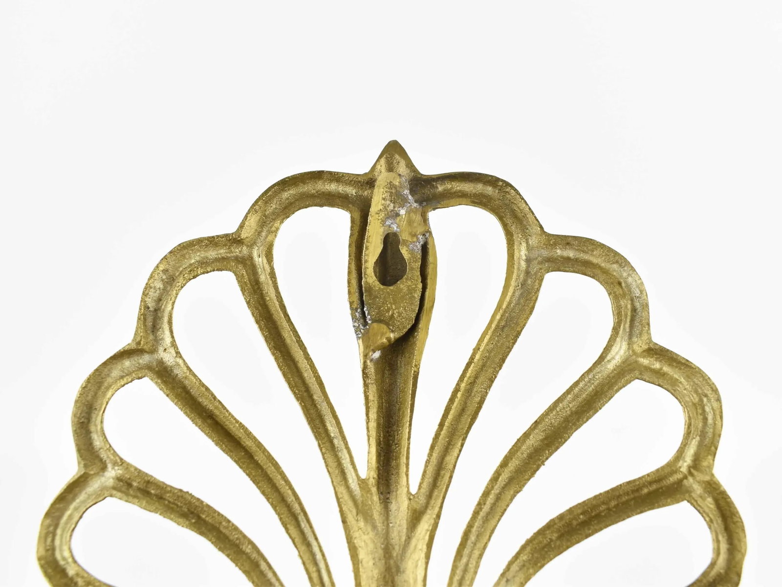 Mid-Century Solid Brass Wall Mounted Sconces Single Candle Candlestick Holder - a Pair - 6