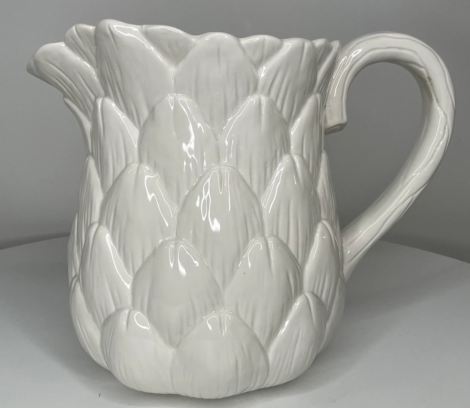 1970s Fitz and Floyd Artichoke Pitcher - 2
