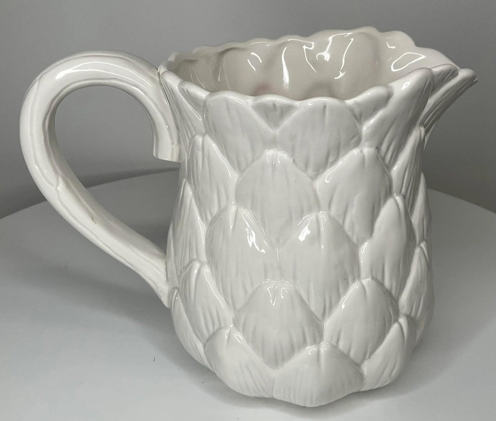 1970s Fitz and Floyd Artichoke Pitcher - 4