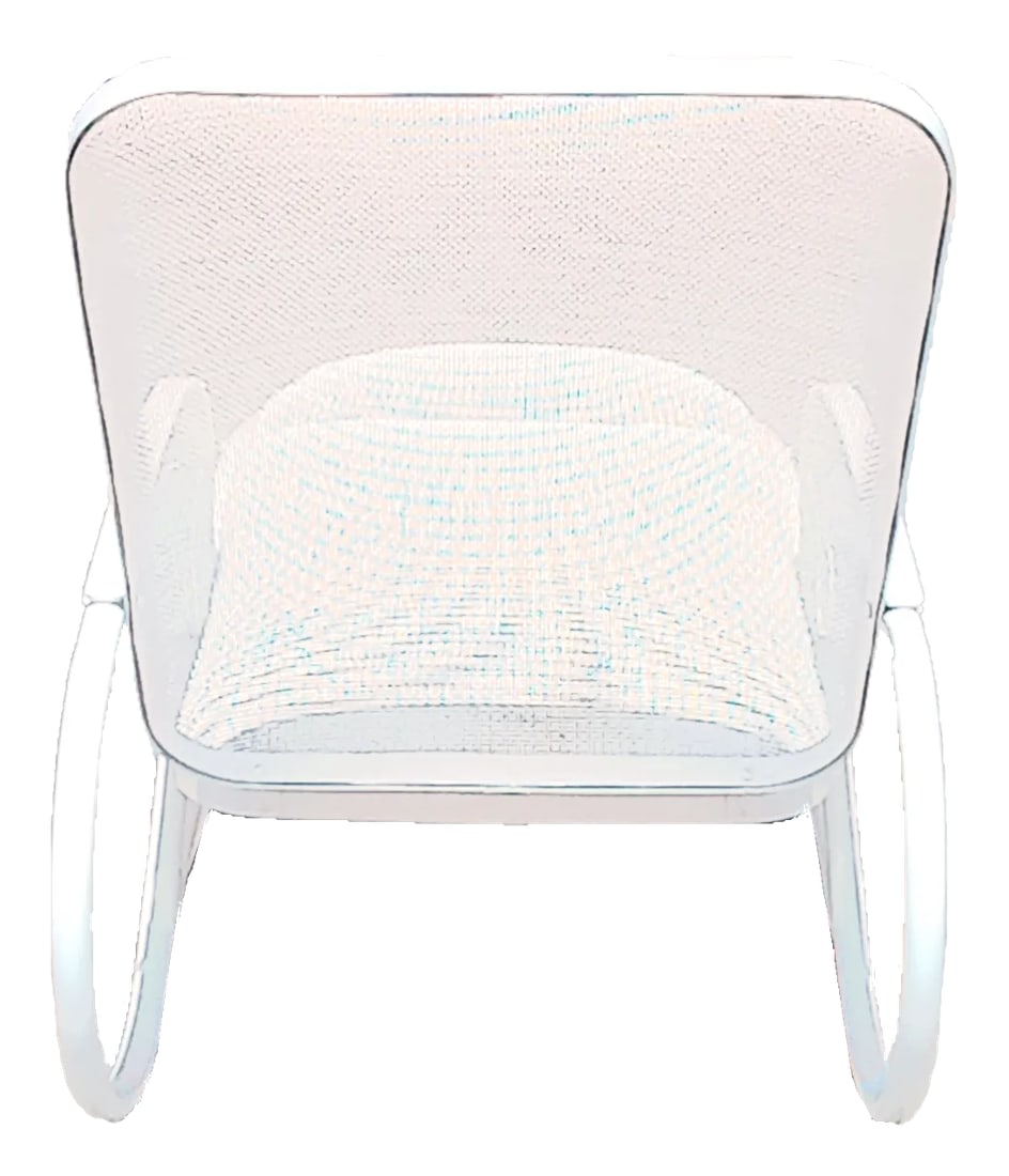 1950s Walter Lamb for Brown Jordan Style Tubular / Mesh Chaise Lounge - 4